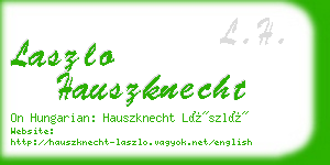 laszlo hauszknecht business card